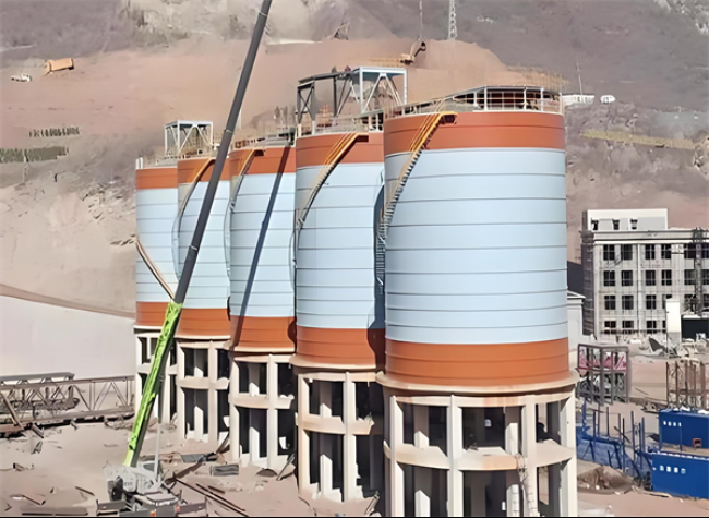 梁河高架钢板仓